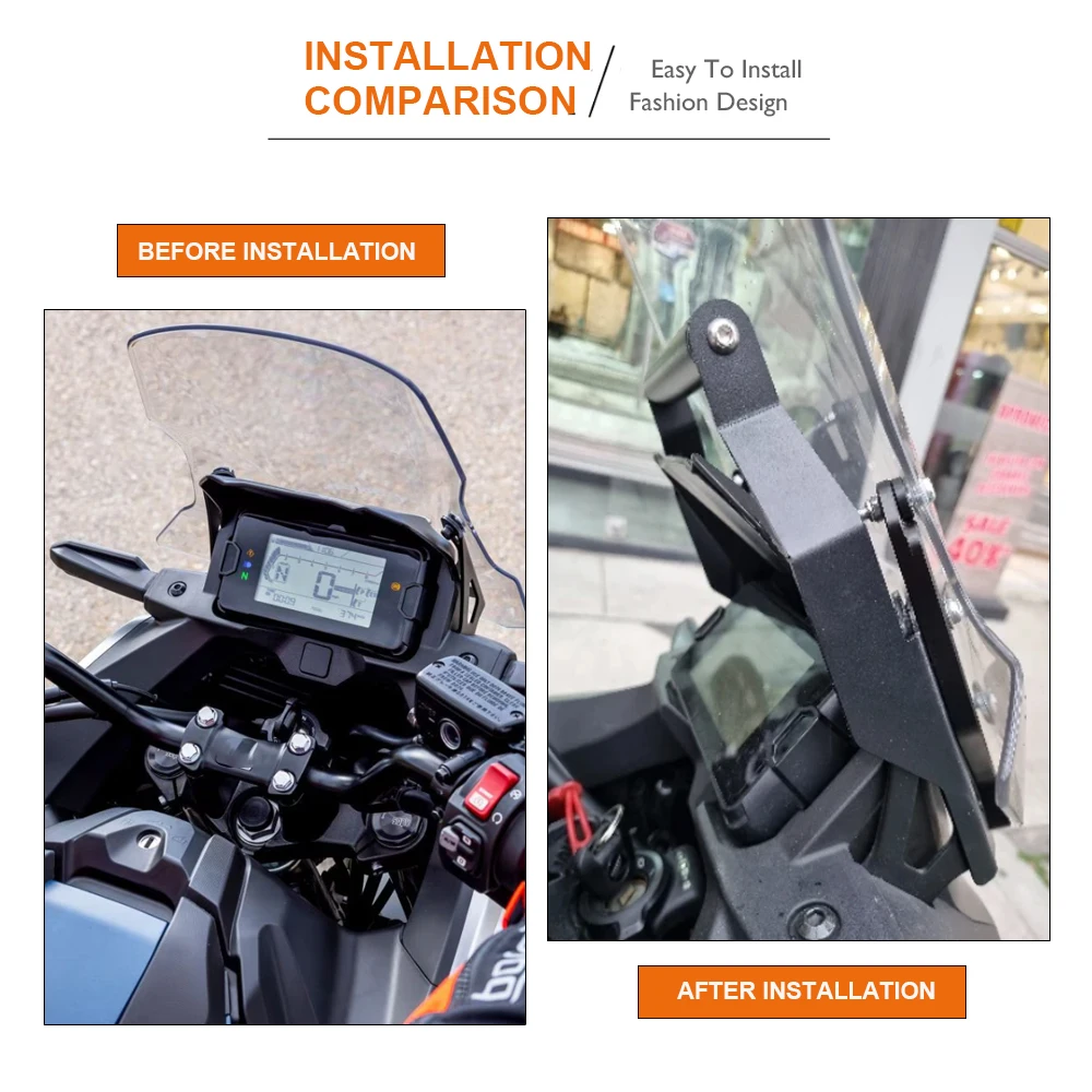 For NC 750 X Motorcycle GPS Navigation 22MM Rod Mounting Plate Bracket For NC750X 2021 2022 2023 2024 Mobilephone Holder Stand 2