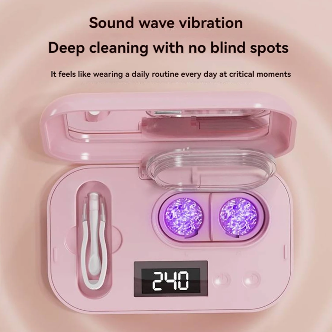 

【PRACTICAL ITEM】Automatic Set Ultrasonic Cleaner Cross-Border Cleaning Electric Cleaning Machine Wireless Portable
