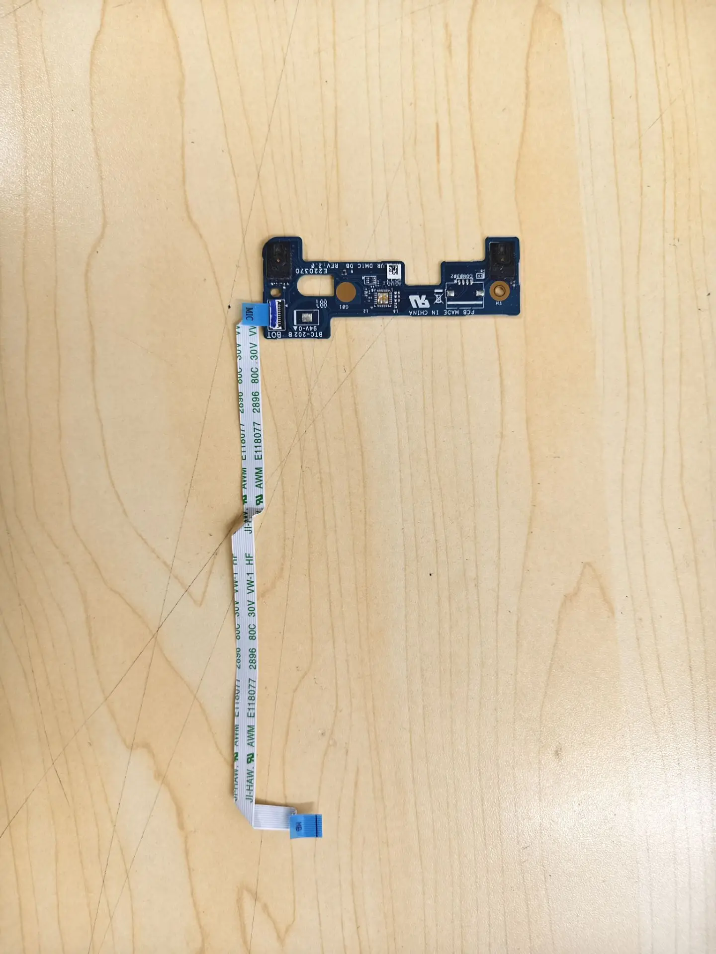 Used FOR Huawei Matebook X WT-W09 W19 Microphone Board W Cable