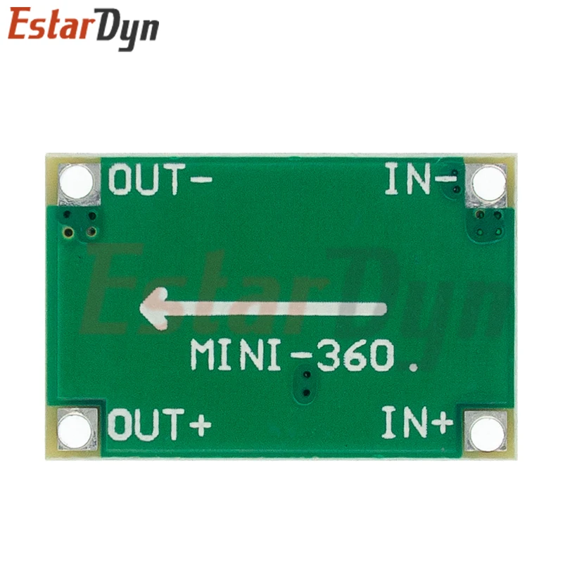 5pcs Mini360 DC-DC HM Buck Converter Step Down Power Supply Module 4.75-23V to 1-17V 340KHz Mini-360 Ultra-small+ 17x11x3.8mm