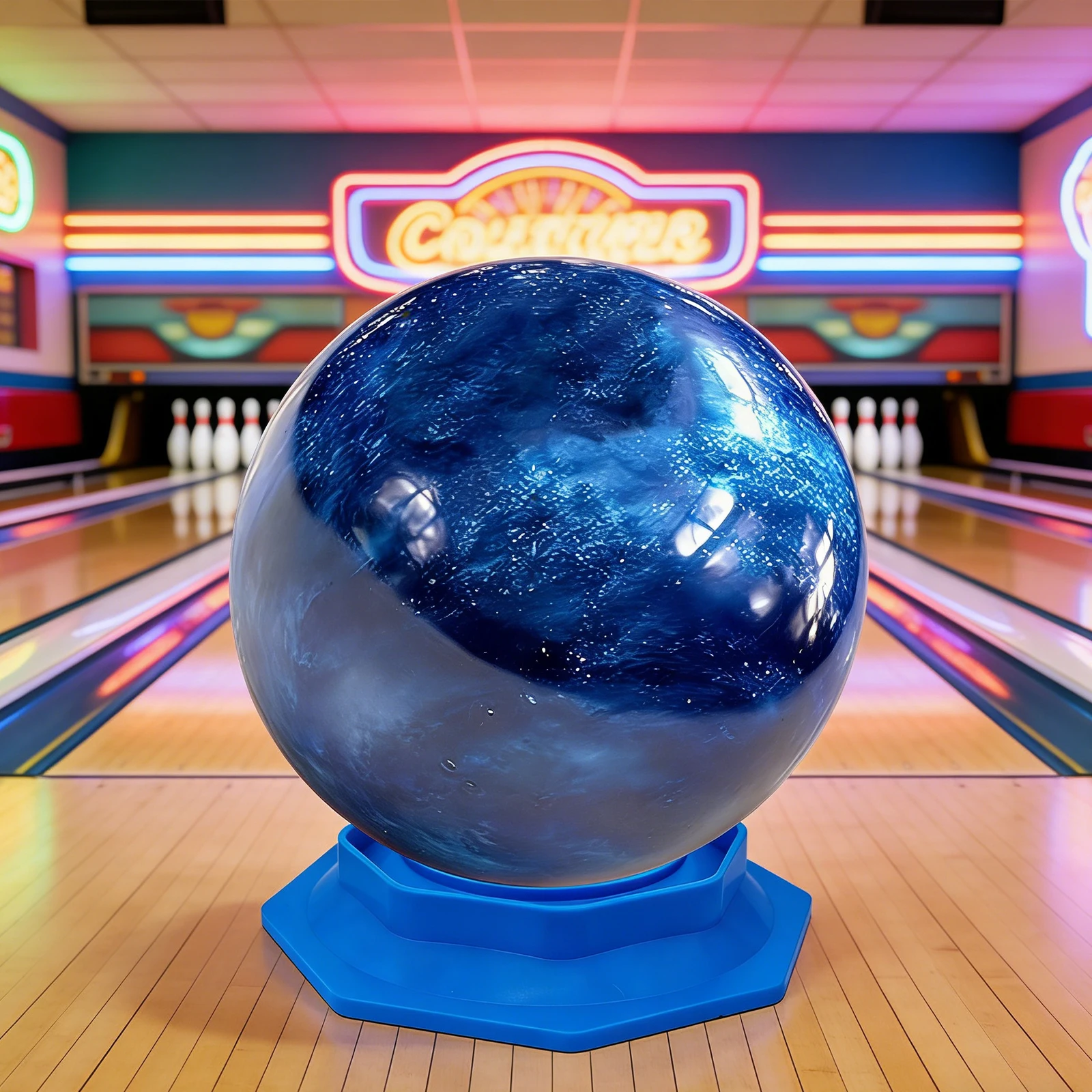 

Держатель для шаров для боулинга 2 в 1, универсальный держатель для шлифовальных подушек, инструмент для фиксации и ухода за поверхностью, совместимый со всеми шарами для боулинга.