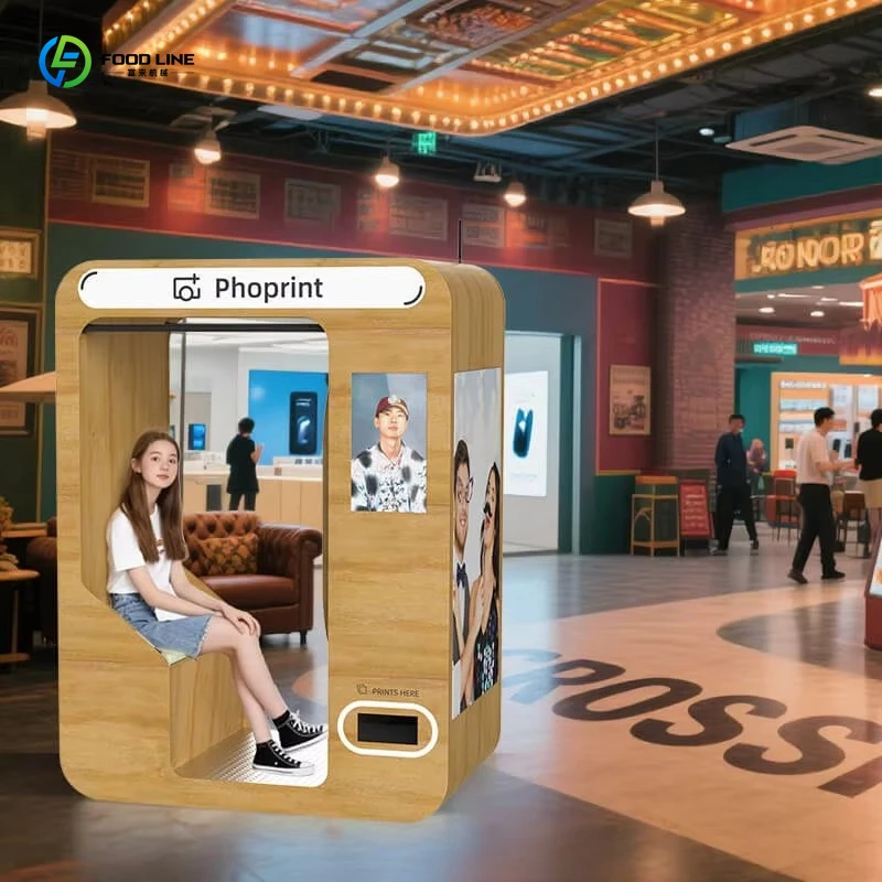 Customized Hot Sale Rental Passport Photo Booth With Instant Prints ID Photo Self Service Kiosk