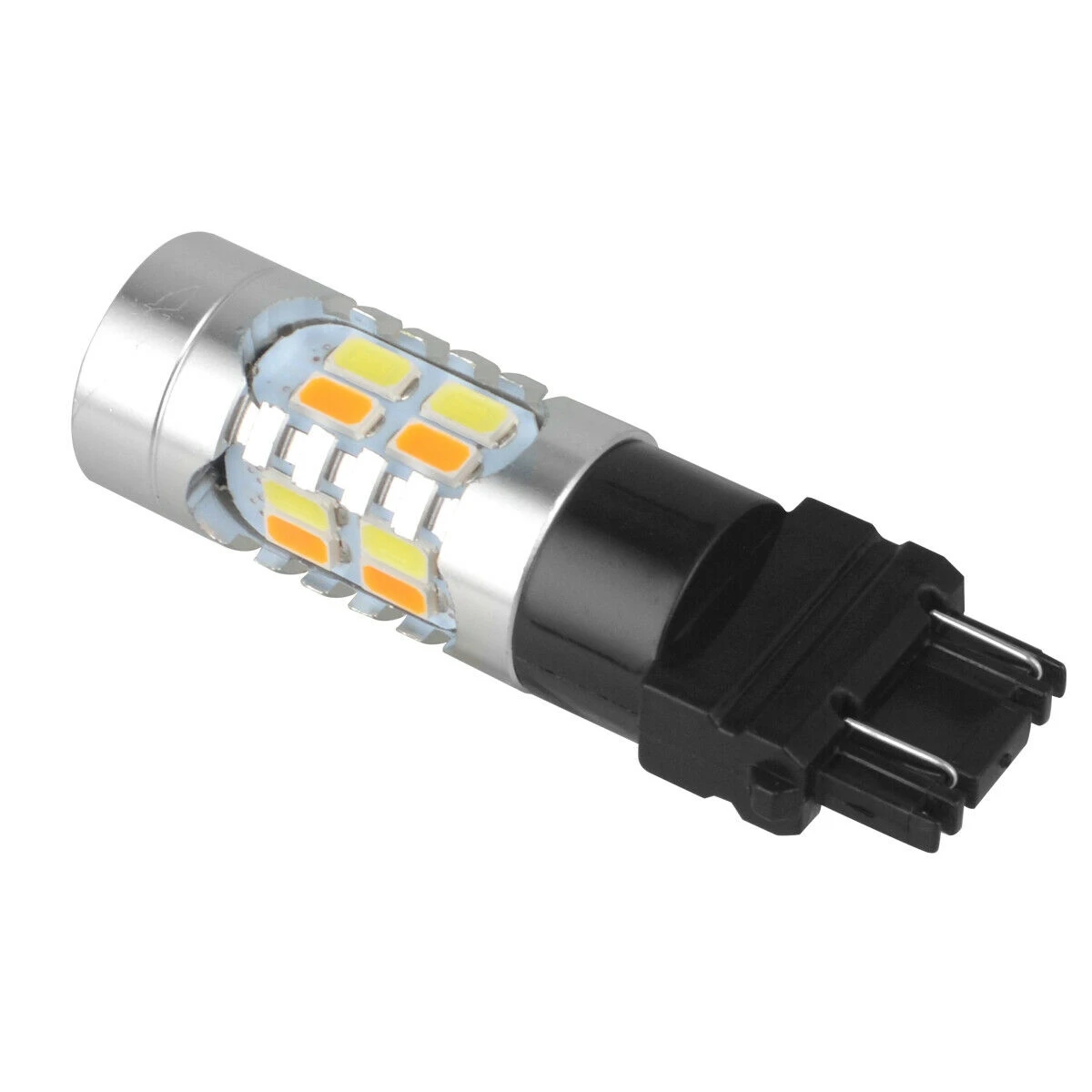 Leading-2X High Power 3157 LED DRL White/Amber Switchback Turn Signal Parking 20-SMD-5730 Light Bulbs Dual Color