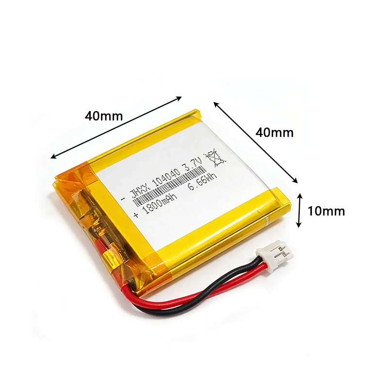 104040 3.7V 1800m Lithium Polymer LiPo Rechargeable Battery  Power For GPS PSP DVD Mobile phone Video Game PAD E-books Tablet PC