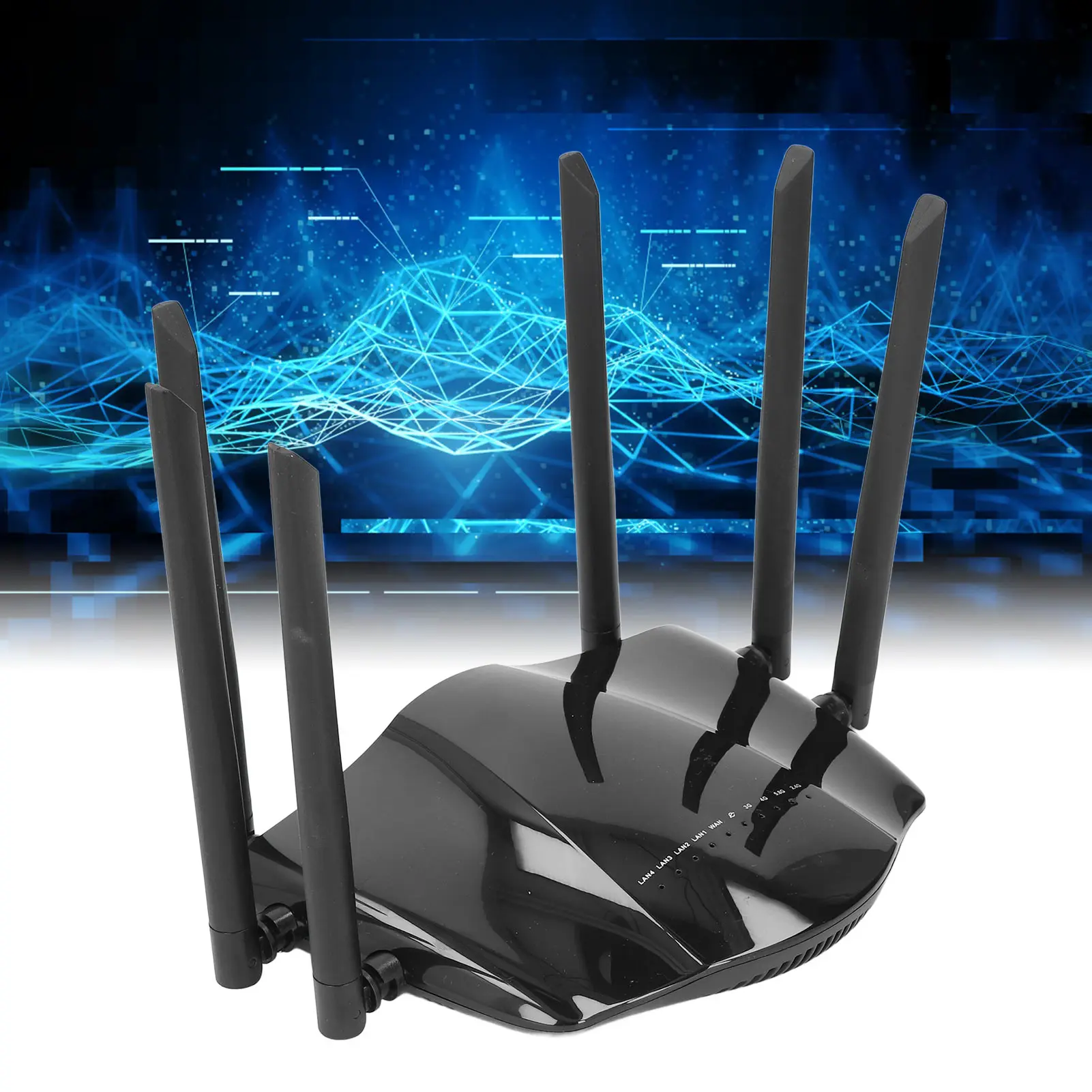 

4G LTE WiFi Modem Router 4G LTE WiFi Router 6 Antennas 2.4GHz 5GHz Dual Band WiFi Gigabit 4G Cellular Router with SIM Card Slot
