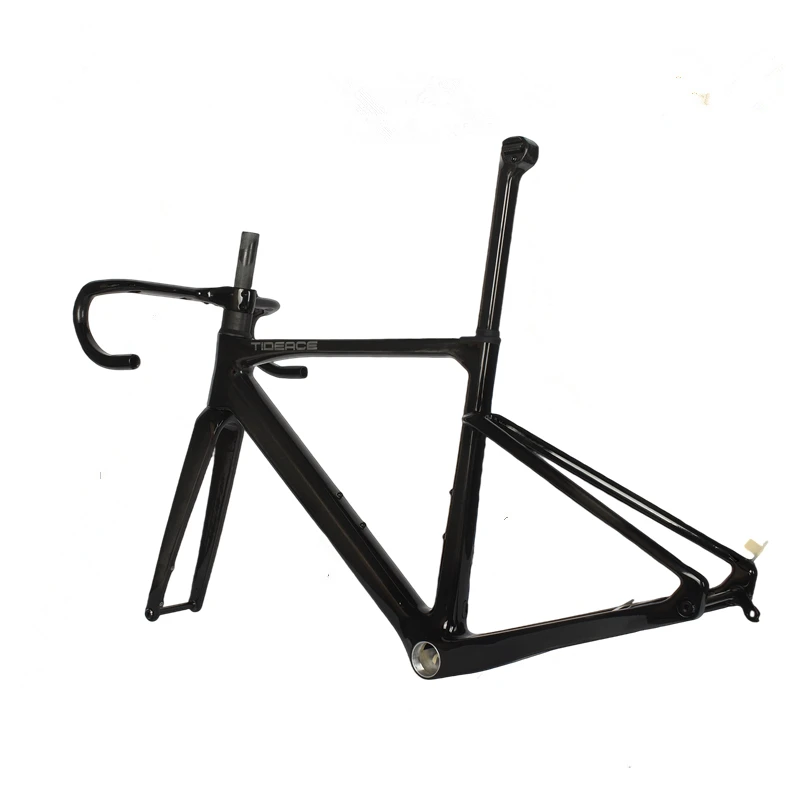 

TIDEACE R053D Light Weight 700c Racing Road Bike Frame UD Full Carbon Fiber Bicycle Thru Axle Disc Brake Frameset Ultra 980g