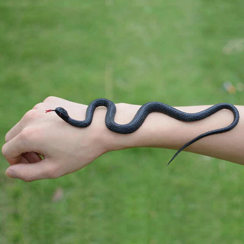 Simulation snake floating toys realistic fake snake soft rubber snake spooky novelty pranks scary toys