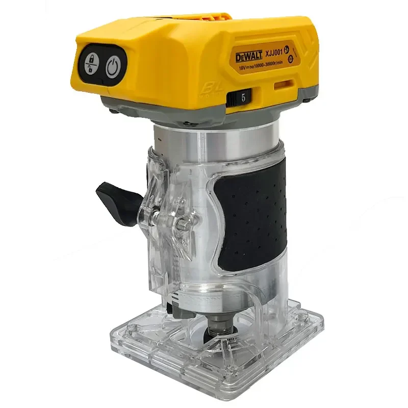 Dewalt 33000 RPM borstelloze elektrische trimmer Draadloze houtbewerkingsmachine Houtfreesmachine Frezen Graveren Sleufmachine