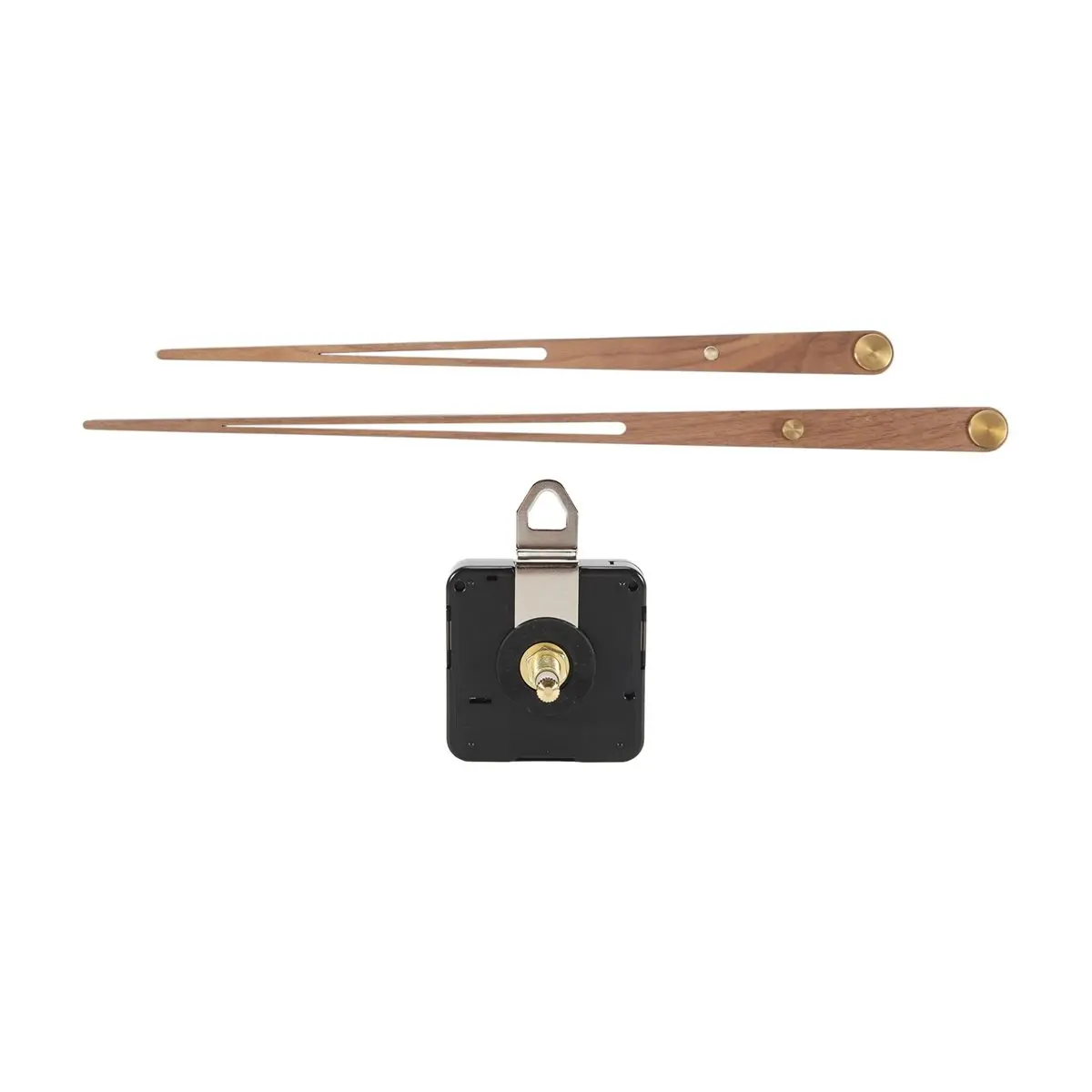Premium-High Torque Clock Movement Mechanism Large Wall Quartz Clock Long Hands Walnut Wood DIY Repair Parts Replacement 31mm