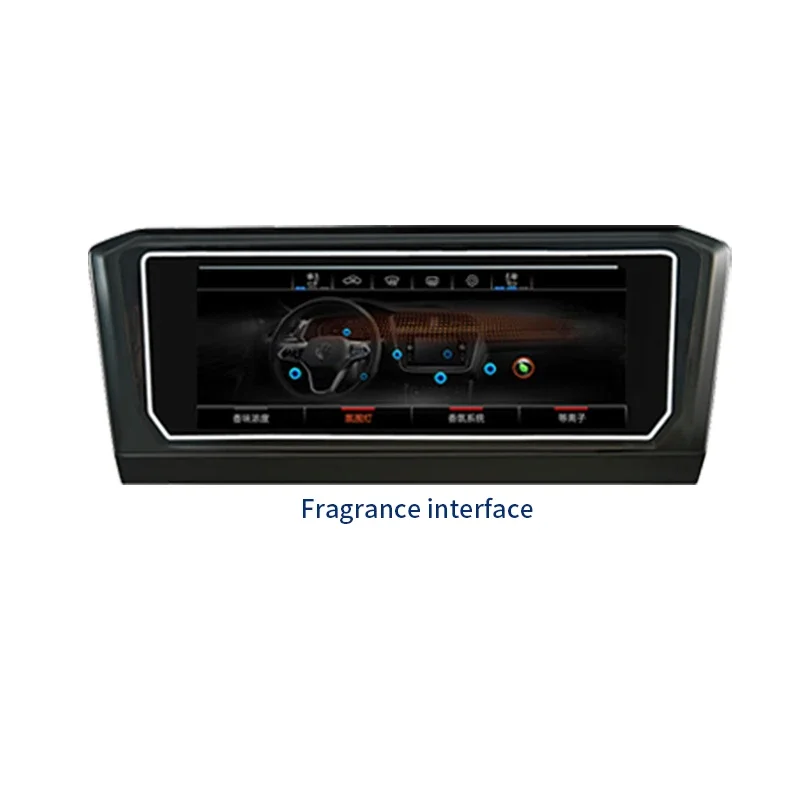 2011-2017 LCD Digital Climate Display AC panel is suitable for Volkswag en Tiguan series intelligent