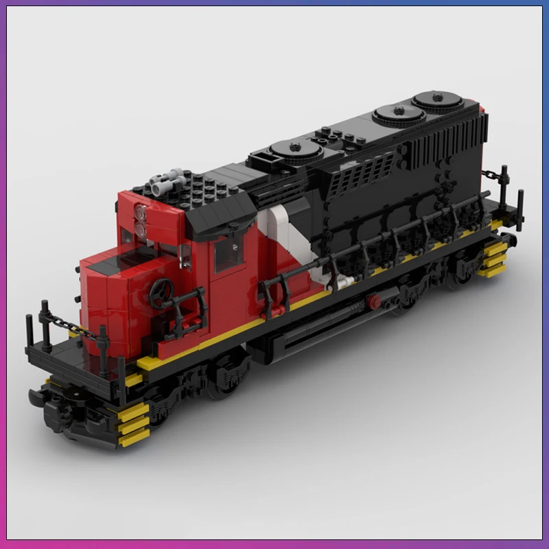 

742PCS MOC City Technical Train Track Railway GP38-2 Locomotive Model Building Blocks Bricks DIY Creative Toy Kids Birthday Gift