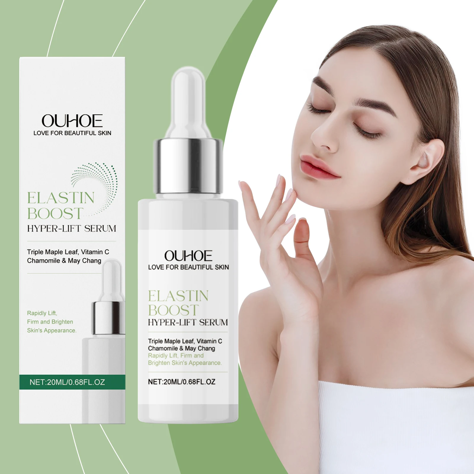

OUHOE Elastin - Rich Anti - Aging Serum - Boost Elasticity, Quick Absorption, All Skin Types Welcome