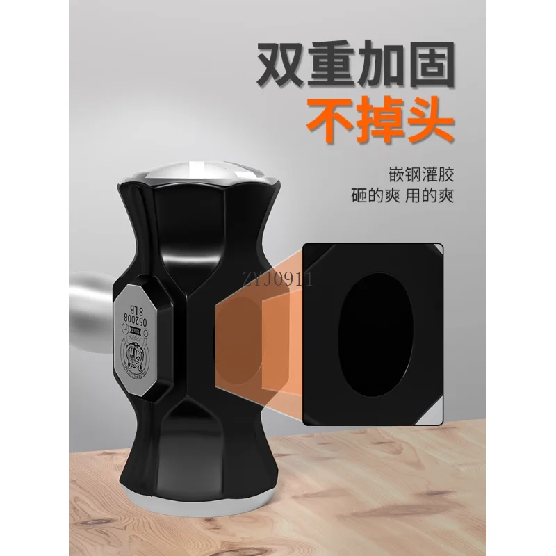 مطرقة مثمنة كبيرة، موقع بناء صلب مقاوم للزلازل، مطرقة حديدية مدمجة لتهديد الجدار وتحطيم الجدار