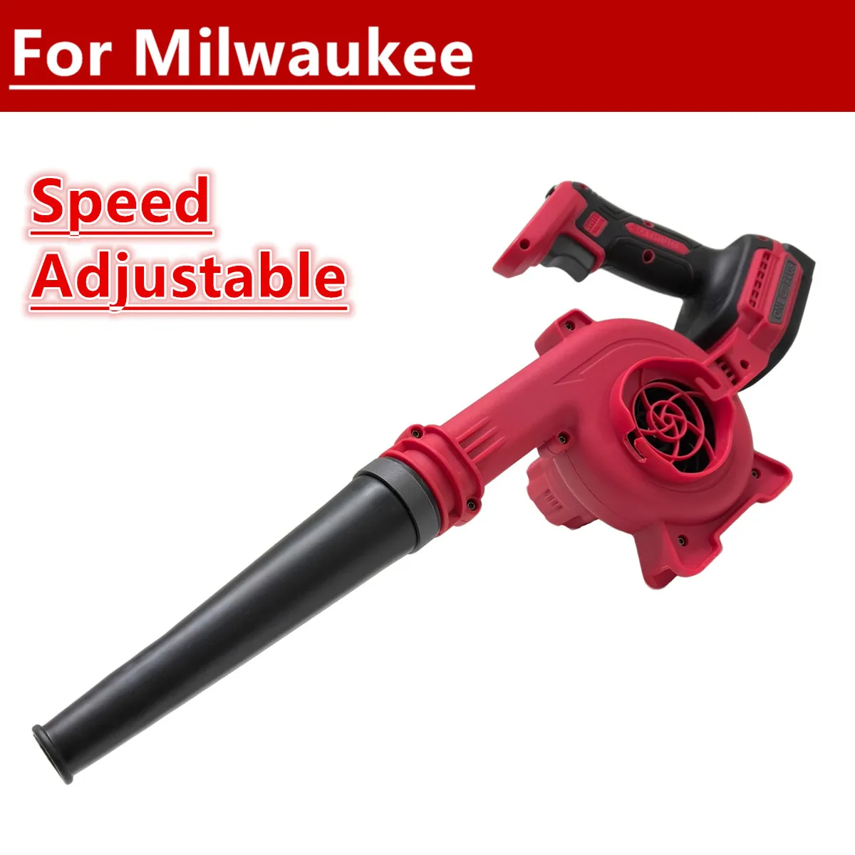 

Cordless Electric Air Blower Speed Adjustable Garden Leaf Duster Cleaner Home Computer Power Tools For Milwaukee 18V Battery