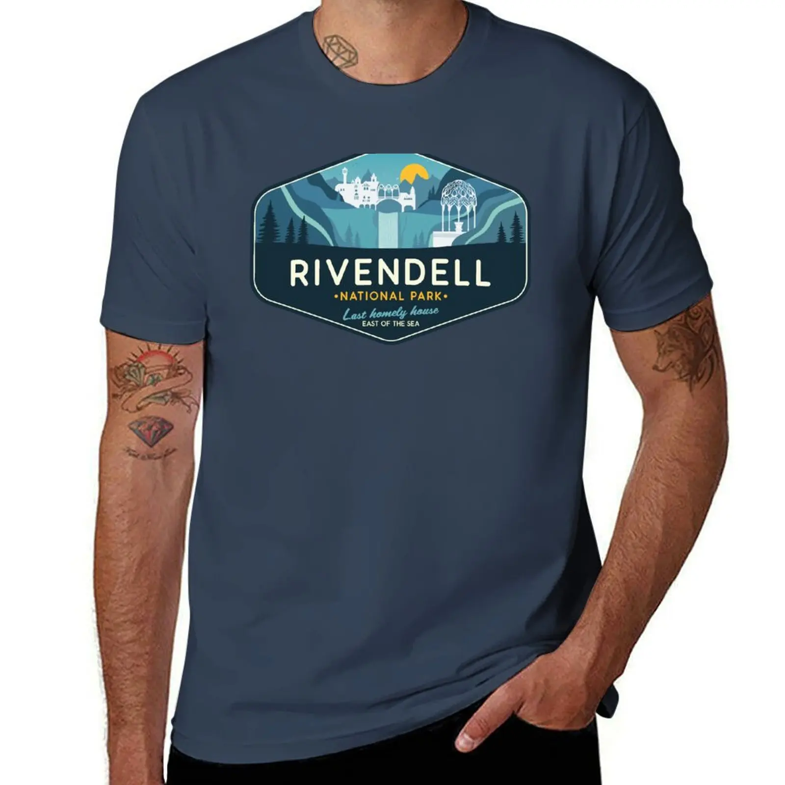 

Rivendell National Park T-Shirt man t shirt cotton funny t shirts dark humor T-Shirt