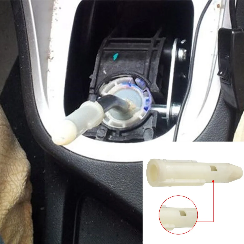 

1Pc Car Gear Shift Knob Sleeve Adapter Lever Car Interior Accessories Plastic White for Peugeot 206 106 301 307 308 Citroen C4