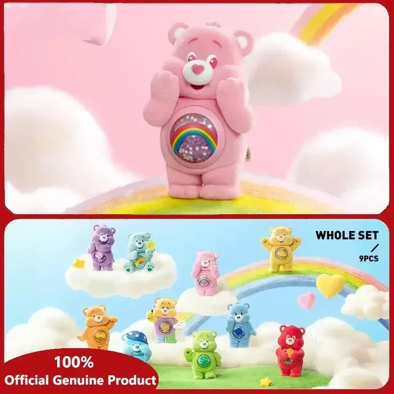 Cuidados ursos coloridos abraços série 100% original caixa cega brinquedos acho saco caixa mistério surpresa modelo figura de ação misterioso caixa