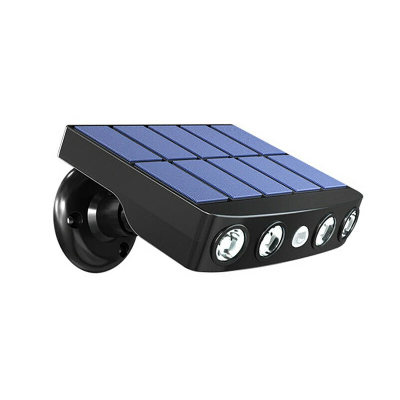 Luz de parede solar ao ar livre lâmpadas de rua led com sensor movimento à prova dwaterproof água caminho holofotes para pátio quintal jardim lâmpada solar