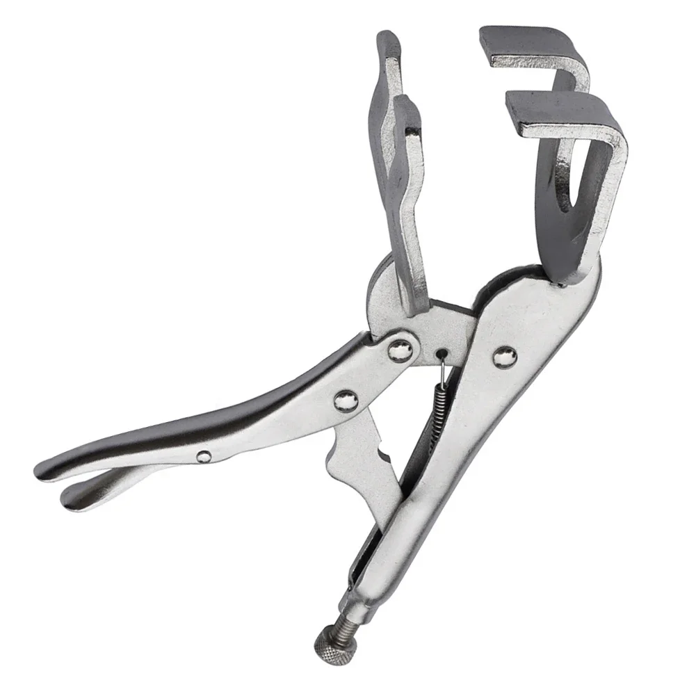 

Carbon Steel Material Industrial Clamping Tool Locking Pliers Nickel-Plated Finish Heavy Duty Clamping Tool Adjustable Pliers