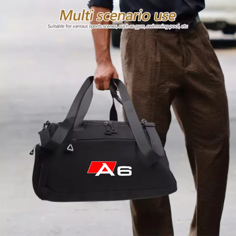 Portable Oxford Nylon Duffle Bag Waterproof Tear‑Resistant Anti‑Collapse Large Capacity Custom Car Logo storage For Audi A6