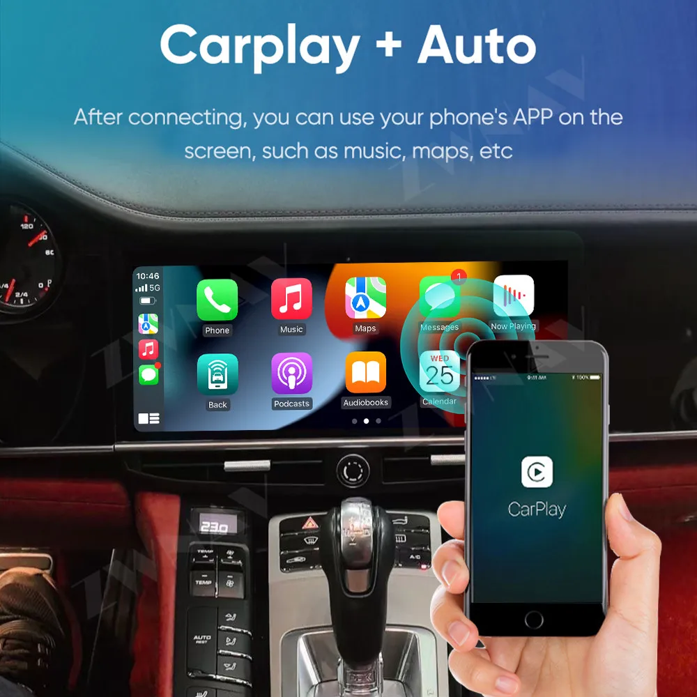 

Android 14 GPS Navigation Radio Carplay 12.3inch Touch Screen For Porsche Panamera 2010-2017 Car Car Multimedia Player Auto uint