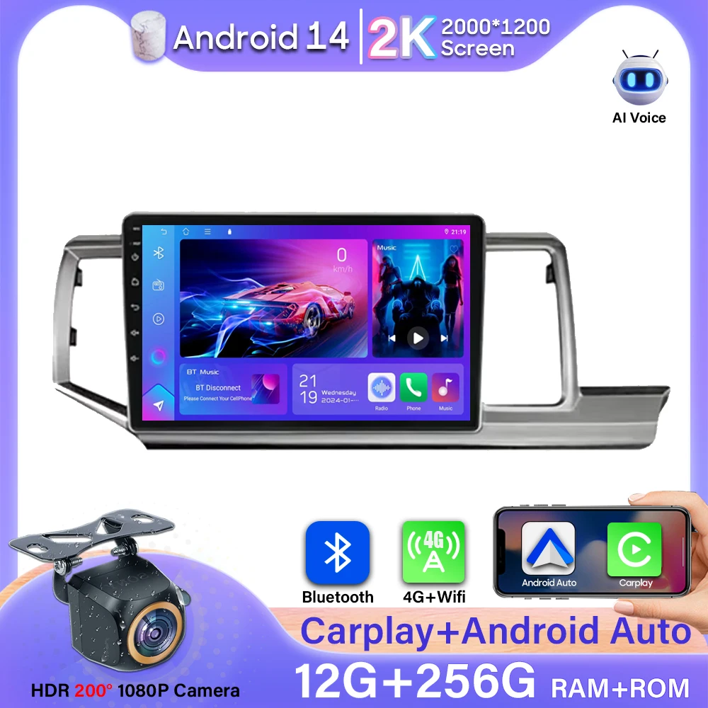 

For Honda Stepwgn 2.0 RK 2009-2013-2015 Car Radio Video Player Android Auto GPS Navigation Autoradio No 2din Stereo Carplay BT