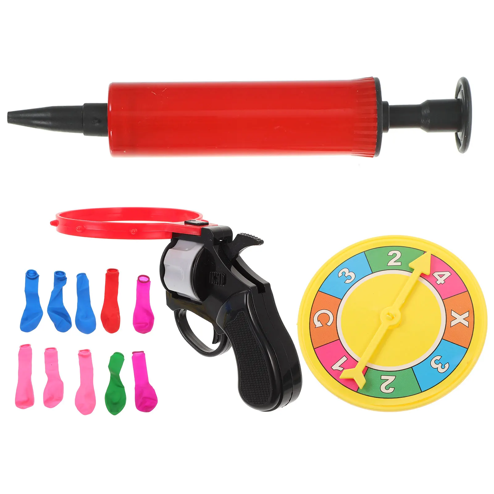 

Balloon Turntable Game Kids Toys Punch Hole Birthday Party Toy Plastic Lightweight Colorful Design