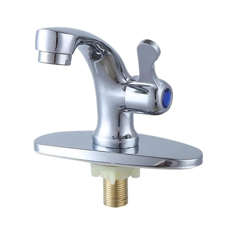 Single Cold Water Faucet Copper Bathroom Basin Tap For Undermount Installation-[ToolMr A83]