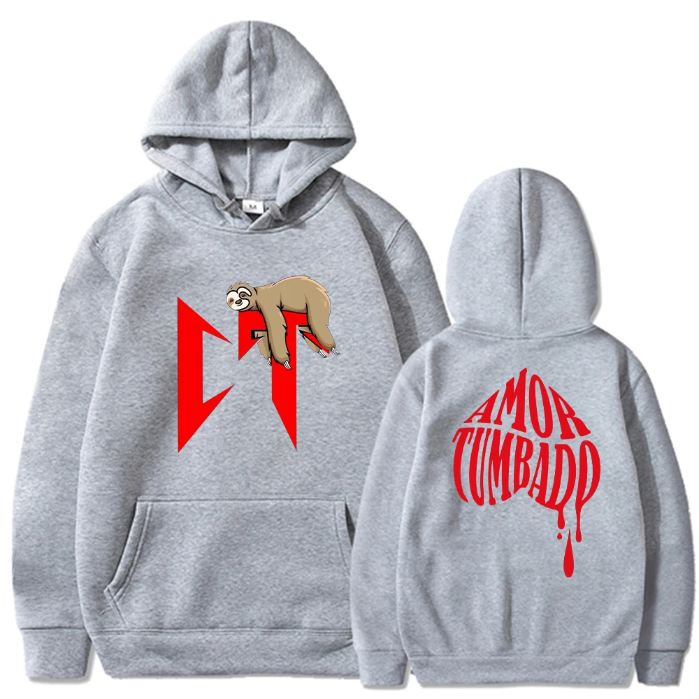 2024 Hottest CT Sloth Printed Corridos Tumbados Hoodies Men Women Natanael Cano Clothing Hoodies New Design Street Style Hoodie