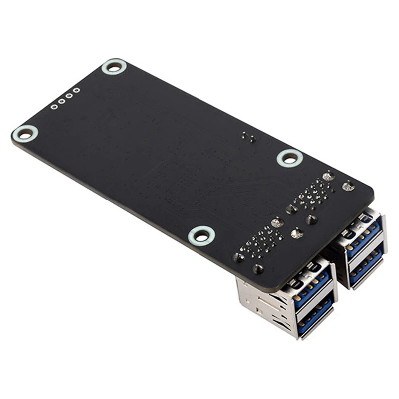 For Raspberry Pi 5 Pcie To USB3.2 Gen1 Board 5Gbps Pcie To 4Xusb3.2 Expansion Board Driver-Free Plug And Play