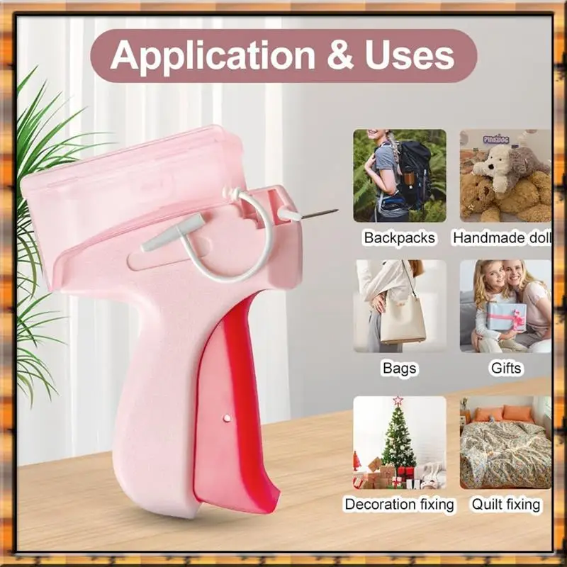 مجموعة مسدسات الغرز الصغيرة الجديدة A78K، مثبت سريع للملابس مع إبر ومثبتات وأزرار، مسدس وضع العلامات للملابس