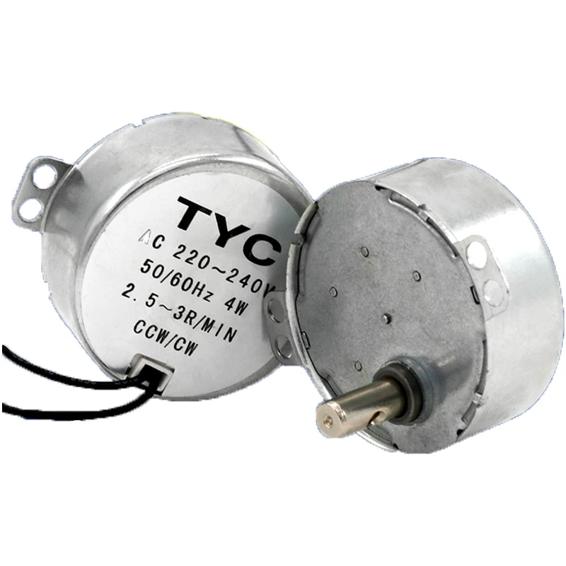 4 واط التيار المتناوب المغناطيس الدائم محرك متزامن 220 فولت 49KTYZ محرك غير قابل للتنظيم 2.5 دورة في الدقيقة-30 دورة في الدقيقة آلة بطيئة السرعة #2