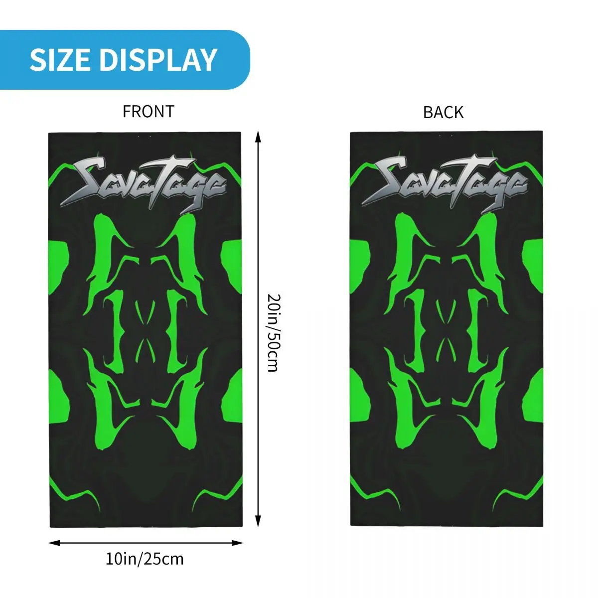 Savatage Band Savatage Bandana Neck Gaiter Motocross Face Scarf Multifunctional Headwear Cycling Unisex Adult Winter