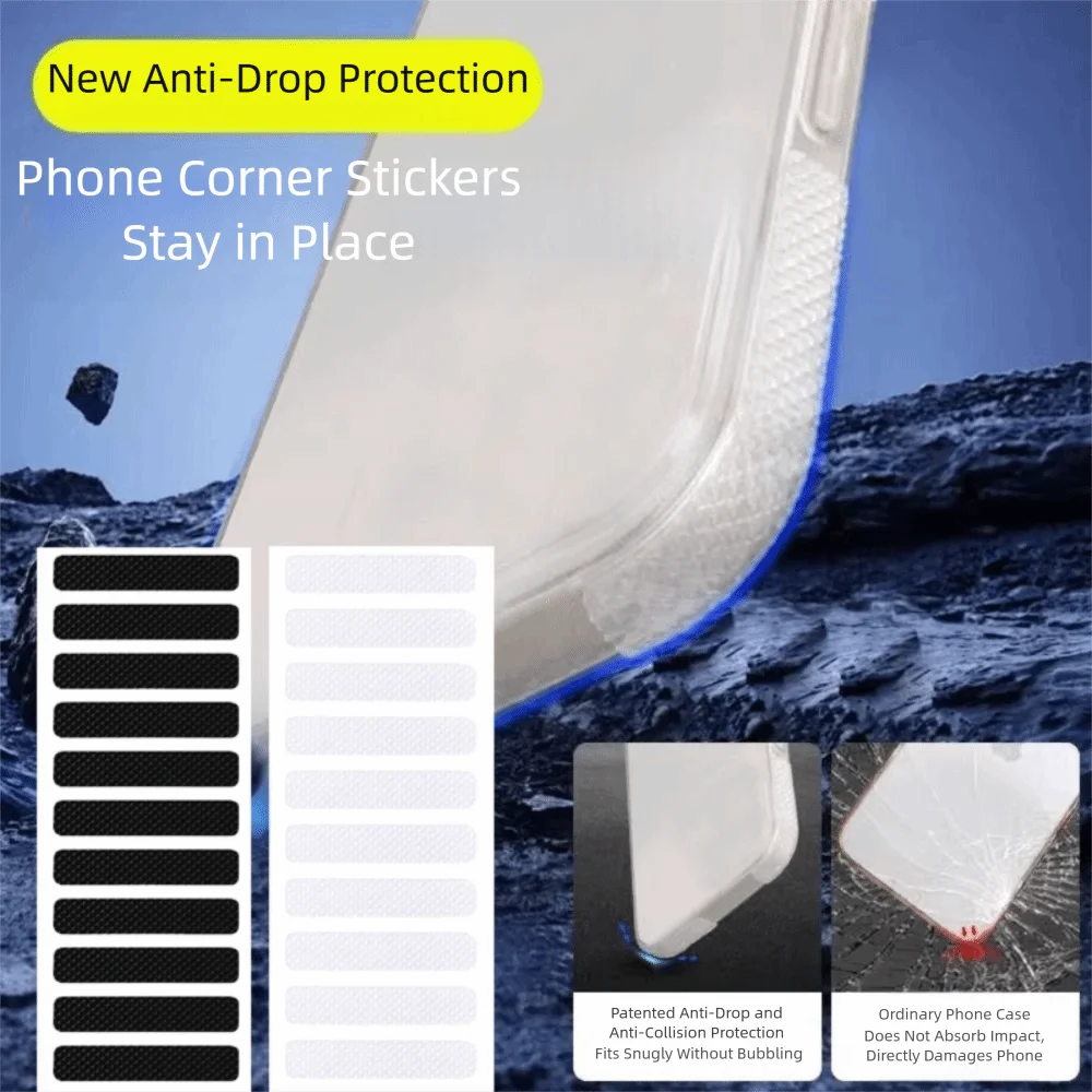 

Diamond Pattern Anti-Slip Sticker Side Protection Transparent Tape Phone Case Sticker Invisible Design Sweatproof Grip