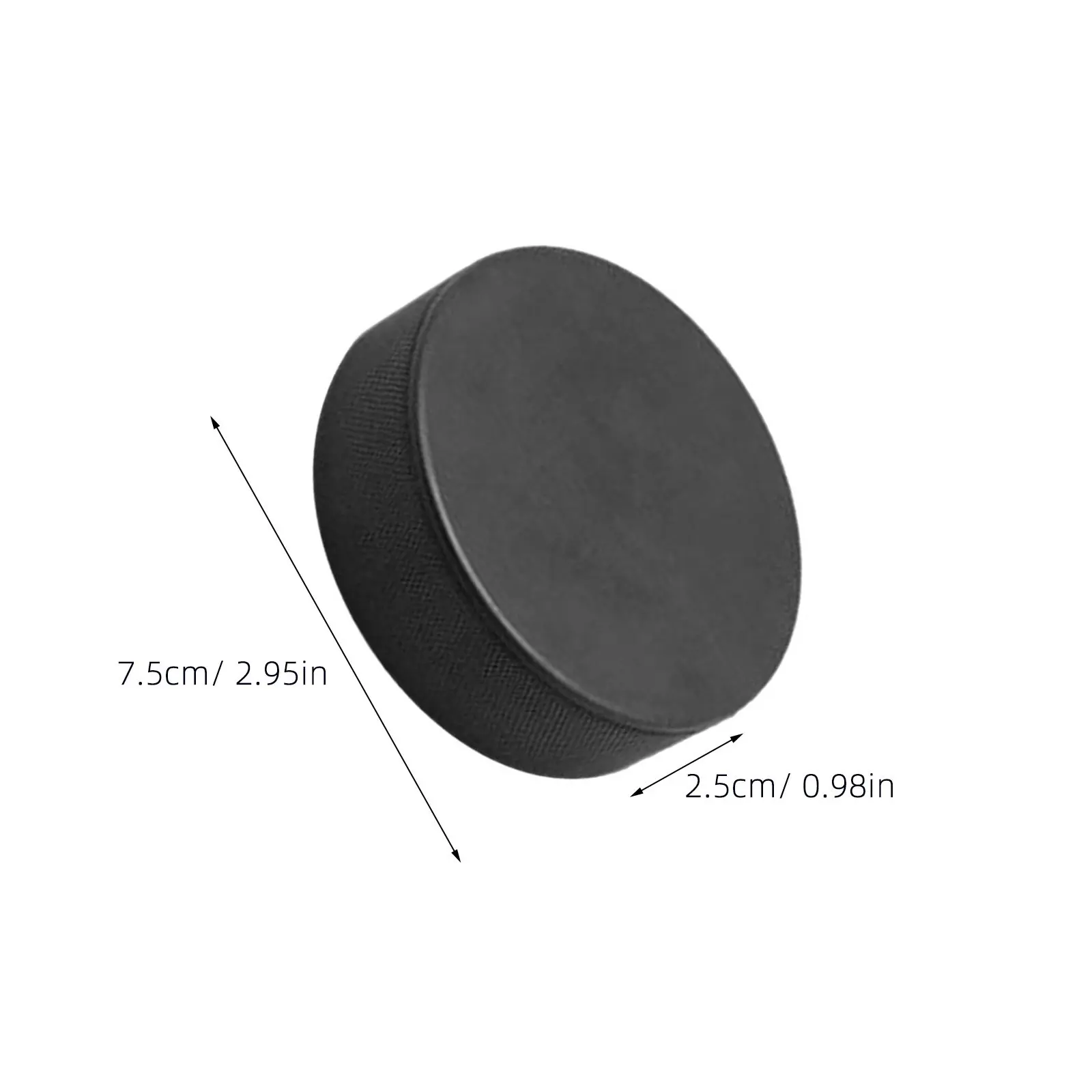 2Pcs Ice Hockey Puck PU Material Anti Slip Texture Small Indoor Training Pucks Sports Supplies for Adults
