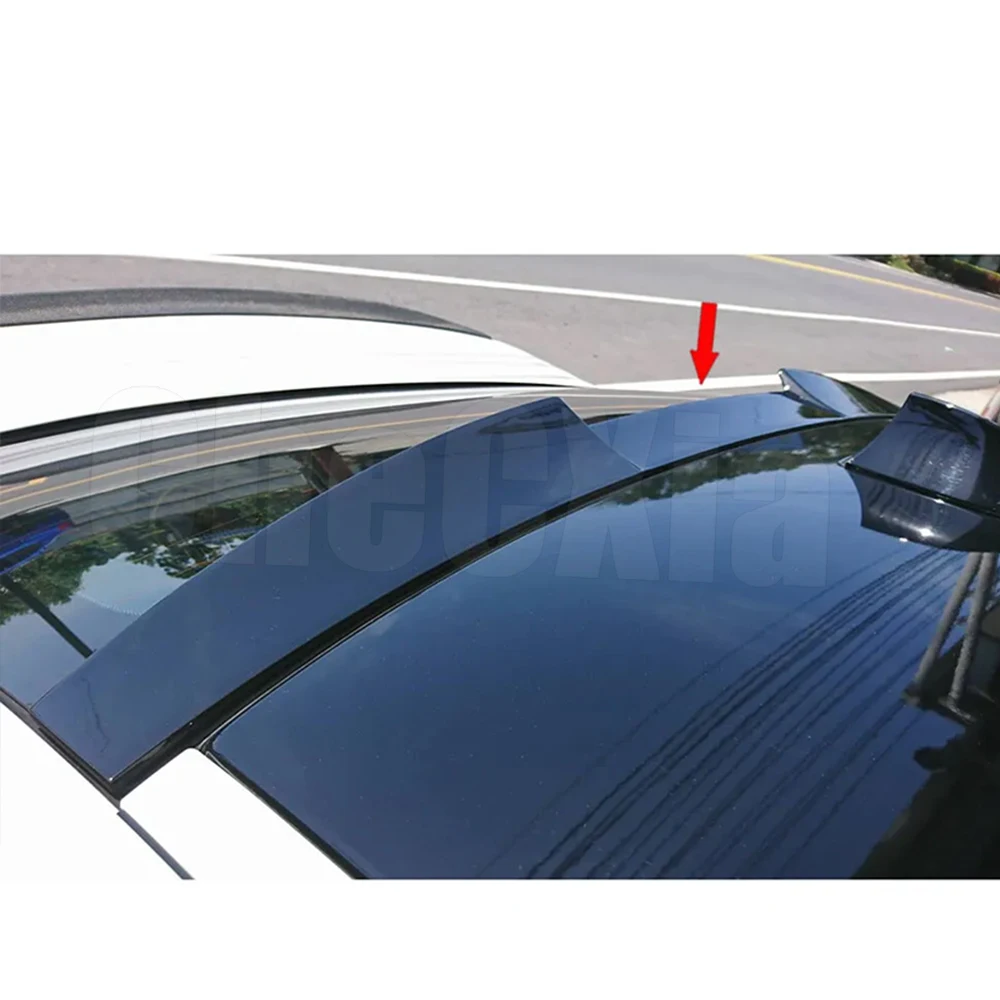 

Suitable For BMW 5 Series F10 F18 2010-2017 ABS Material Carbon Fiber Appearance Rear Window Roof Spoiler Car Accessories