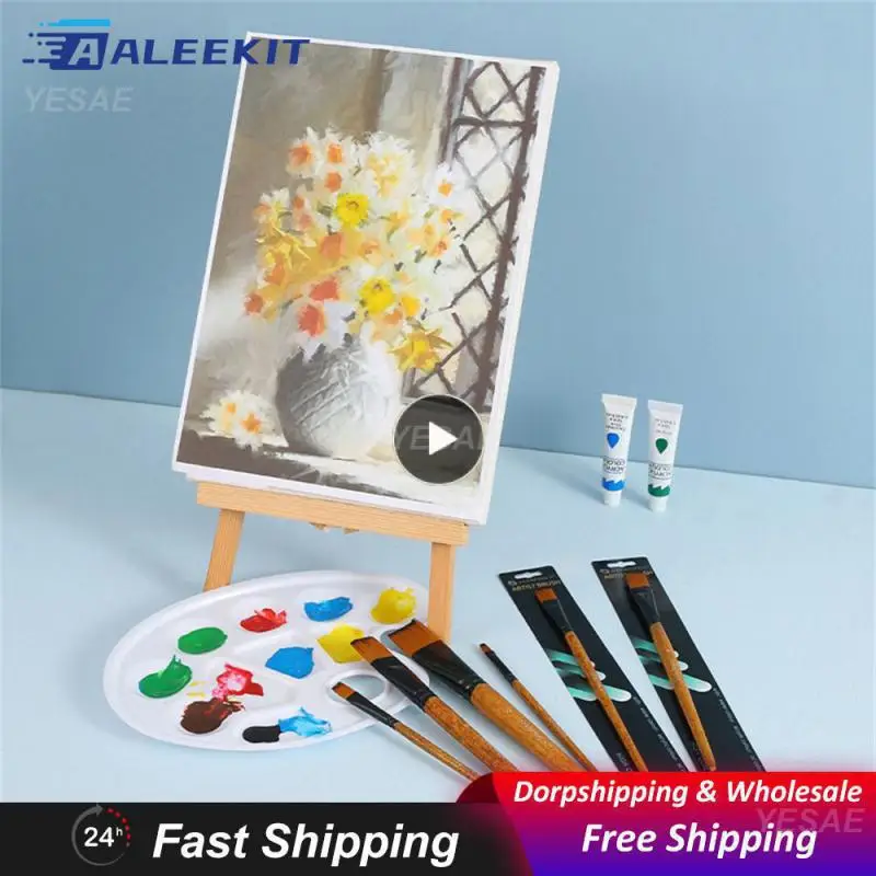 Nylon Paint Brush Fine Texture Difficult To Change Shape Precise High Quality Art Supplies Watercolor Pen Simple And Stylish