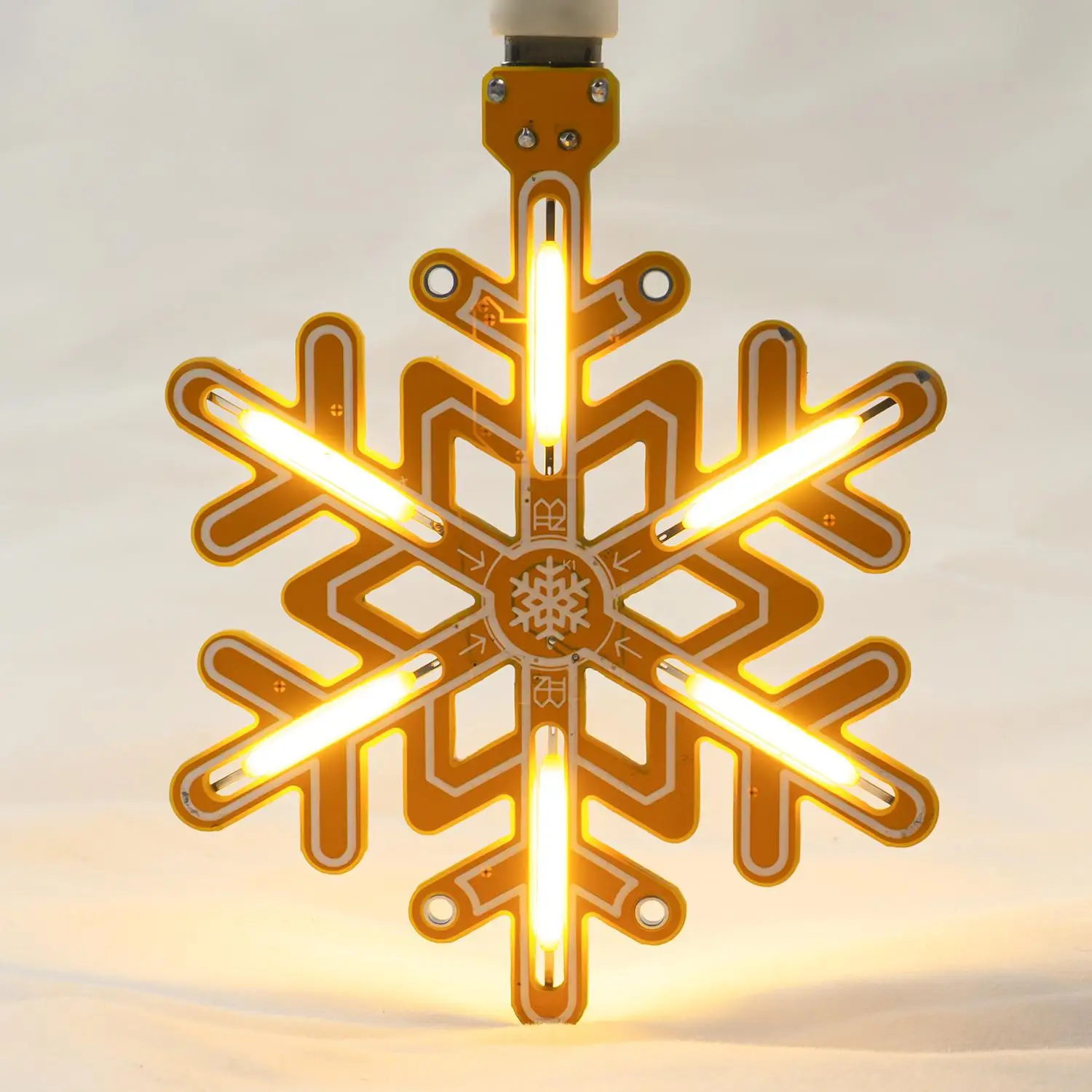 DIY Snowflake Lamp Touch Stepless Dimming Production Kit