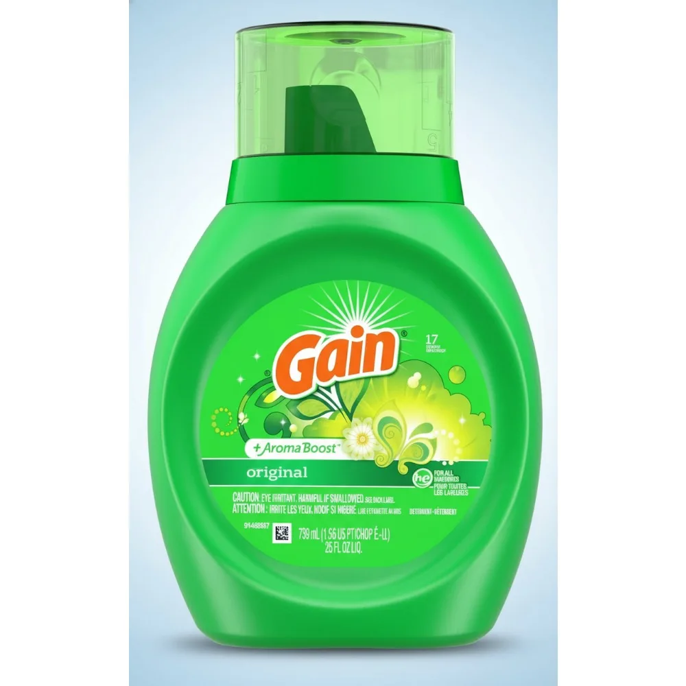 

Powerful Liquid Laundry Detergent for Fresh Clothes, 16 Loads per Bottle, Pack of 6, Ideal for Families