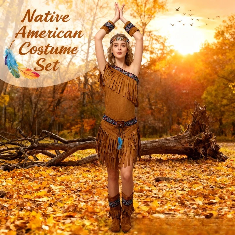 

2025 Funny Festival Party Costume New COS Uniform Wild Forest Hunter Dress