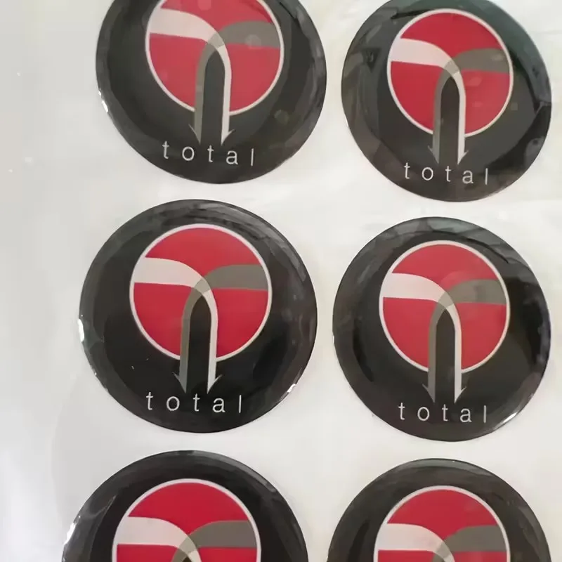 Picture 5: 50/100PCS Customized Round 3D Dome Resin Adhesive Sticker - Waterproof Epoxy Resin Printed Shop Name Label