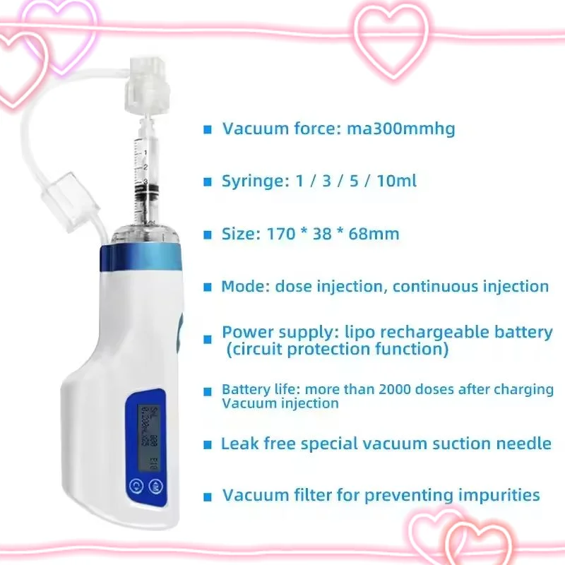 Mesotherapy Facial Machine Whosale Homeuse Negative Pressure Water Gun Meso Jet Injection Meso Gun PRP Injection Gun