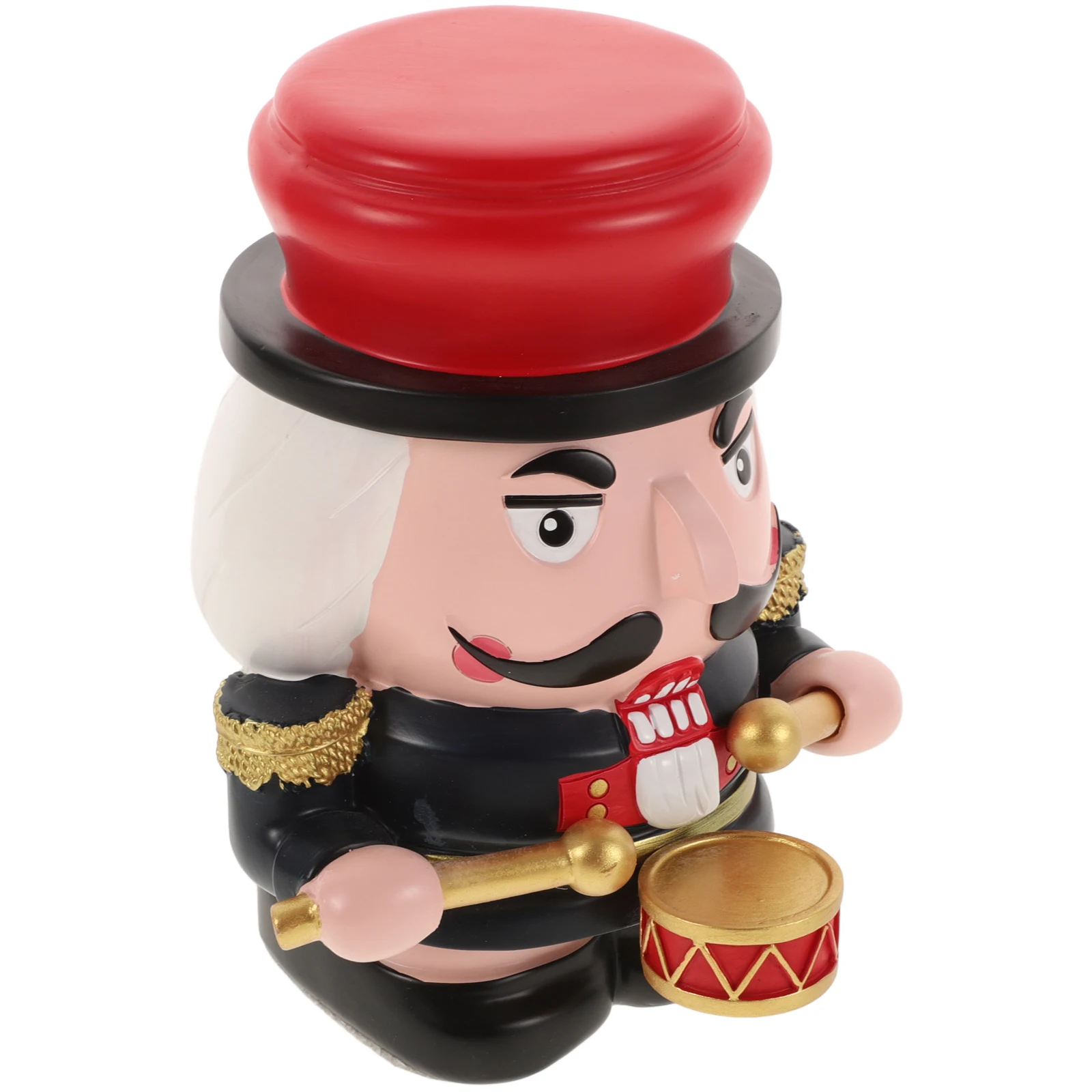 

Nutcracker Piggy Bank Unbreakable Savings Jar for Kids Boys Lovely Money Pot Cute Resin Coin Box Creative