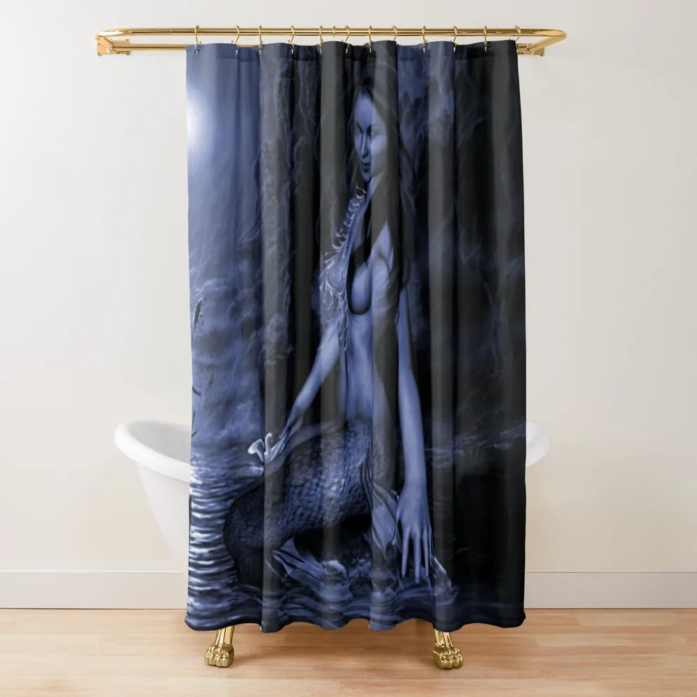 WATER SIREN Shower Curtain Bathroom For Shower Accessories For Shower And Services Curtain