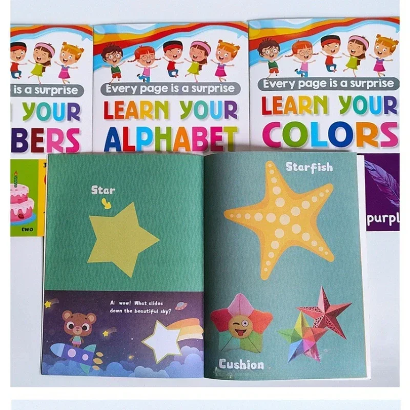 School Book Genius Children's Early Education Coloring Books Puzzle Enlightenment Graffiti Textbook Kindergarten Coloring Books