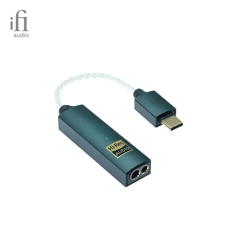 iFi GO link Max المحمولة USB المتوازن DAC مضخم ضوت سماعات الأذن دونغل تعزيز المدى الديناميكي إجمالي تشويه التوافقي فك