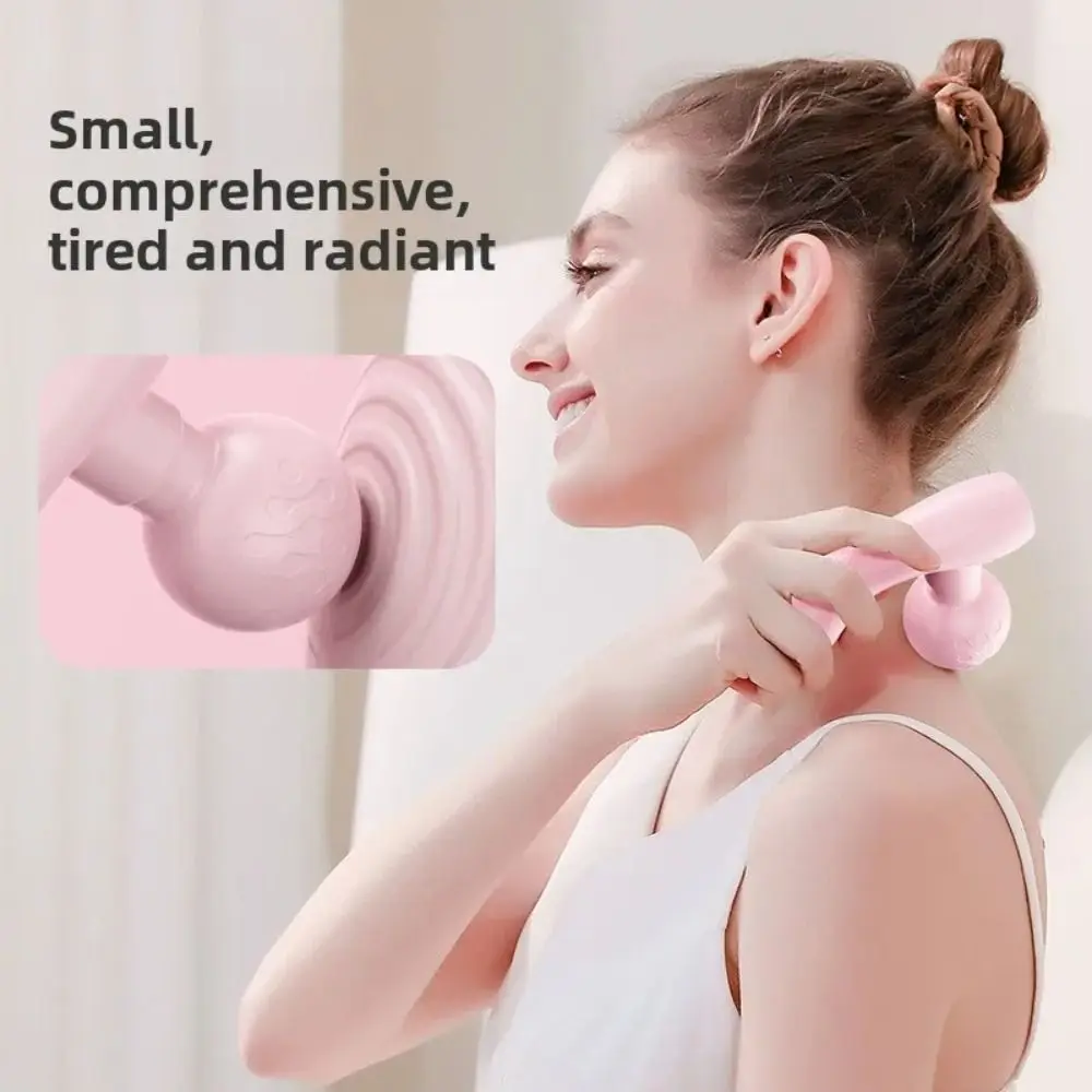 Hot Mini Fascia Tool Vibrating Fast Rechargeable Dual Head Both Portable Muscle Relaxation Full Body Universal Massage Artifact