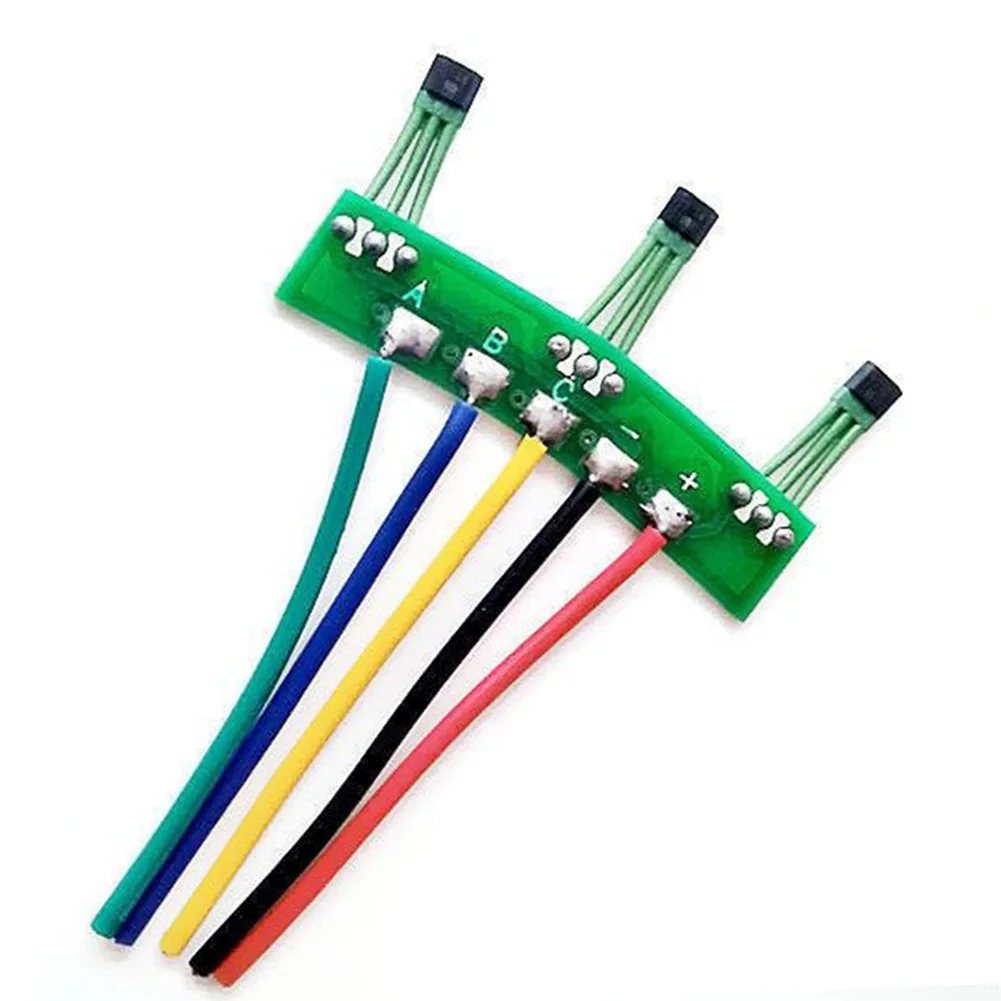 1pc Electric Bicycle Motor Hall Sensor With Board Cable 3144/3413 Motor Hall Element For E-scooter E-bike Cycling Replace Parts