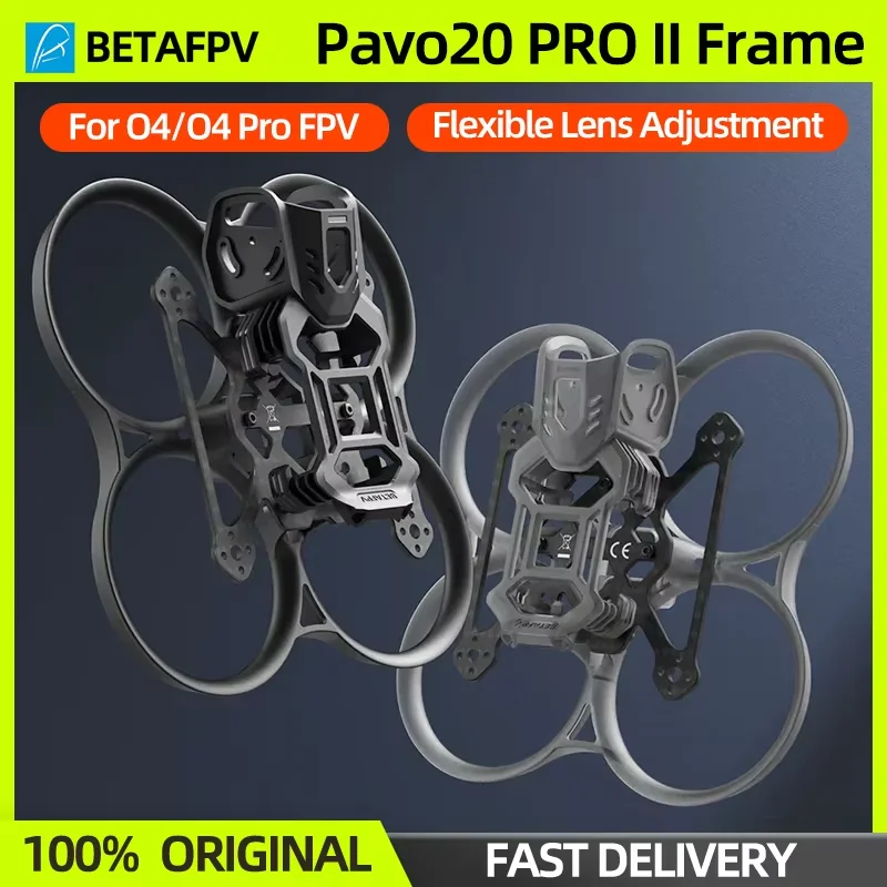 BETAFPV Pavo20 Pro II Brushless Whoop FPV Frame For O4/O4 Pro Air Unit FPV Drone Cinewhoop Freestyle