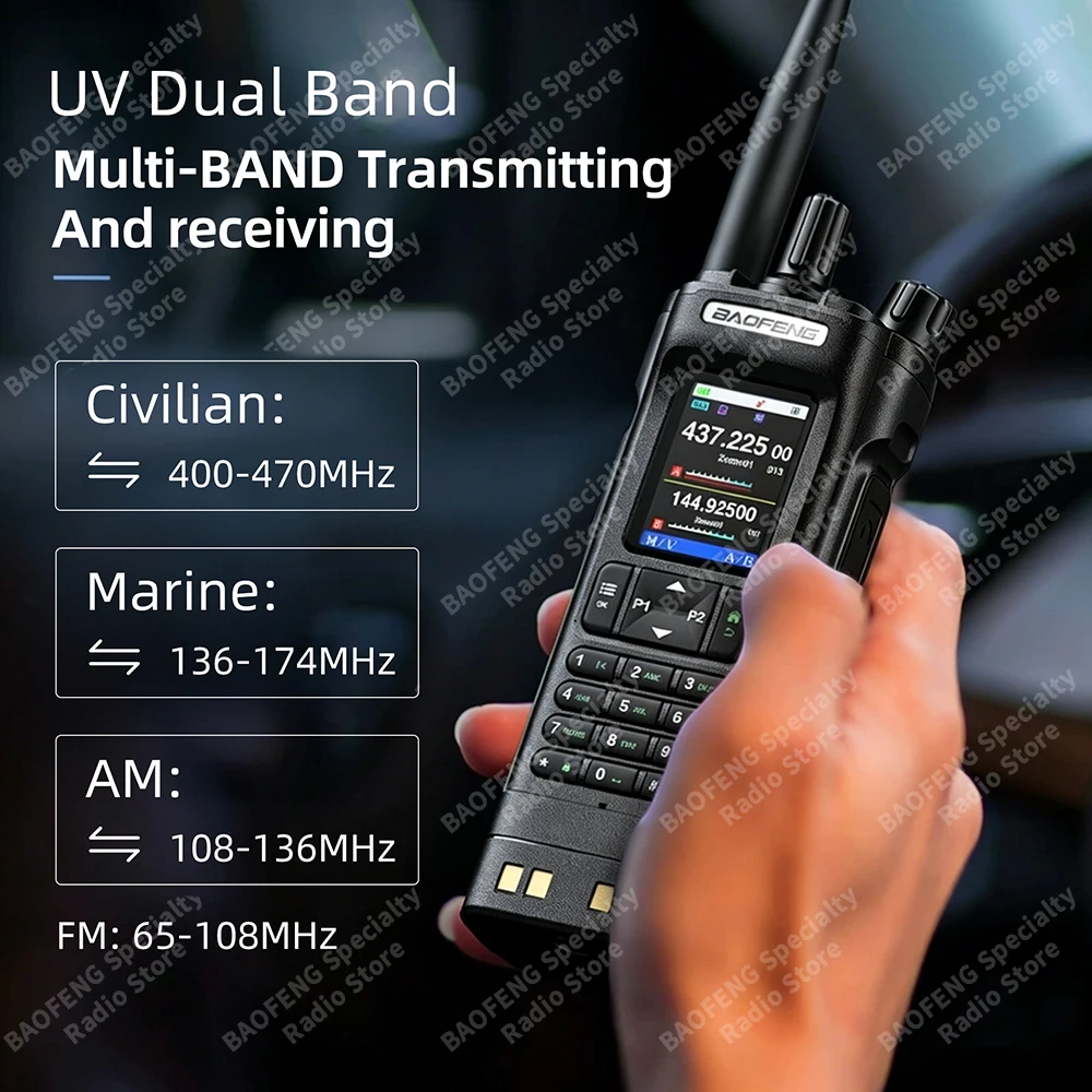 BAOFENG DMR DM-32 Digital Walkie Talkie GPS Dual Mode Analog Aes256 Encryption TDMA AM FM Long Range APRS VOX DM-32UV Ham Radio
